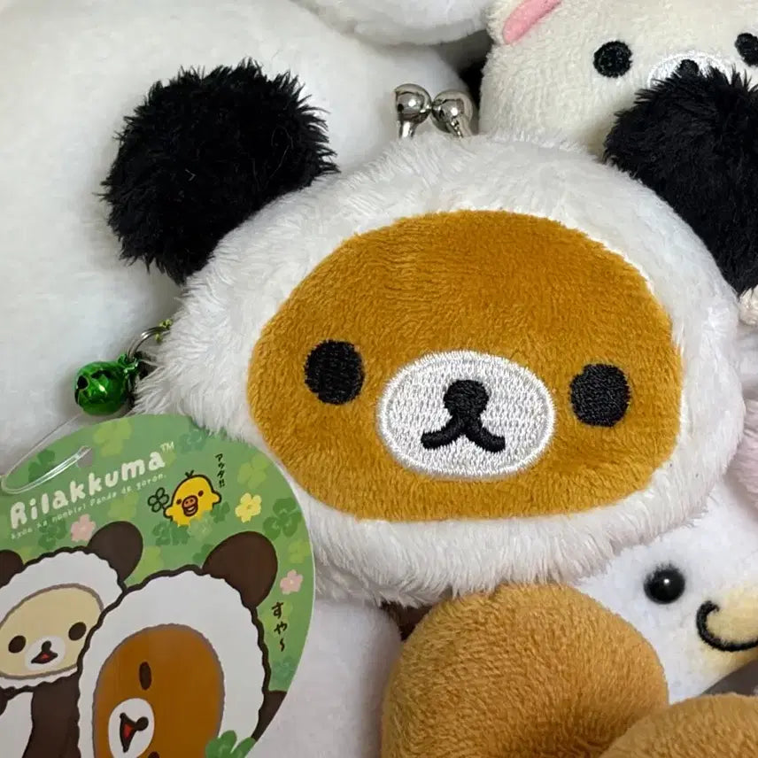 [BUNJANG] Rilakkuma Panda Gamaguchi Doll Wallet / 주말까지) 리락쿠마 팬더 가마구치 인형 지갑