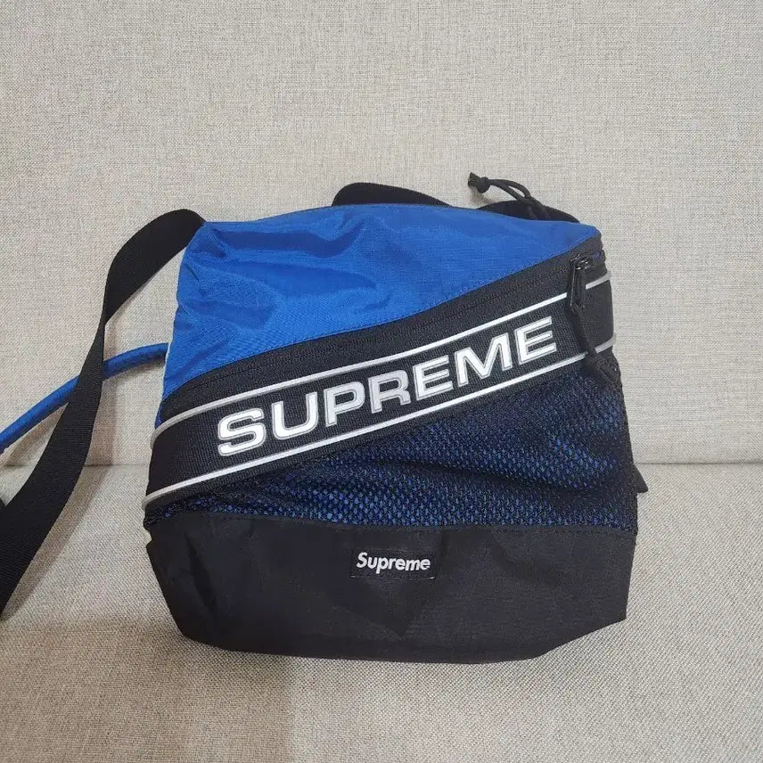 [BUNJANG] Supreme Shoulder Bag Blue / 슈프림 숄더백 블루