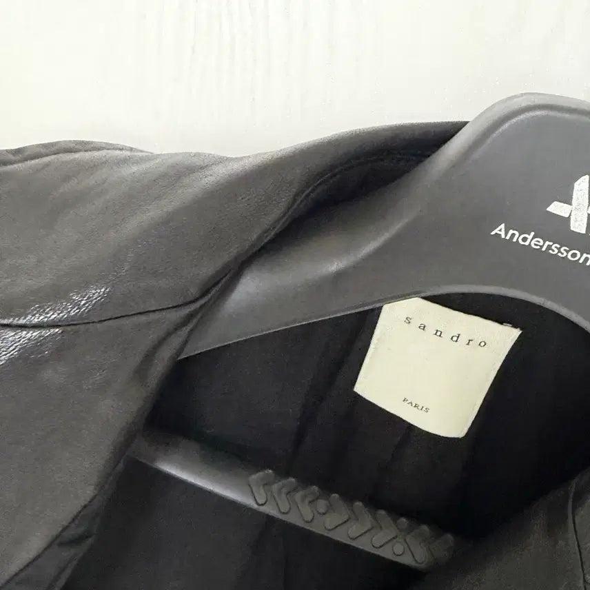 [BUNJANG] Sandro Leather Jacket / 산드로 양가죽 가죽자켓 43호 (정가 99만원)