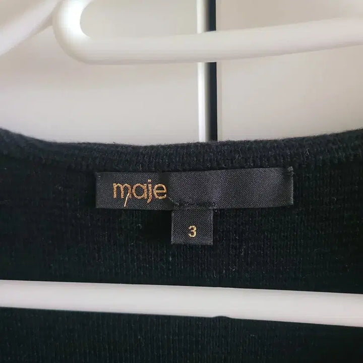 [BUNJANG] MAJE Lace Collar Black Cardigan / MAJE마쥬 레이스 칼라 블랙 가디건