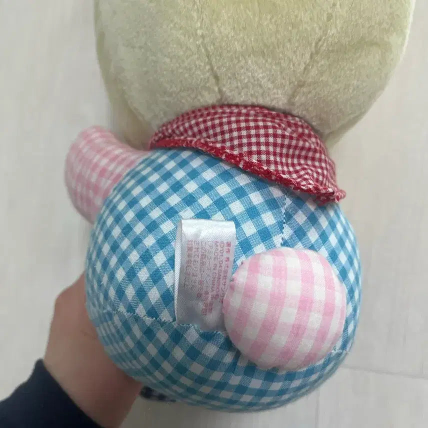 [BUNJANG] Vintage Checkered Usahana Doll / 고전 체크무늬 우사하나