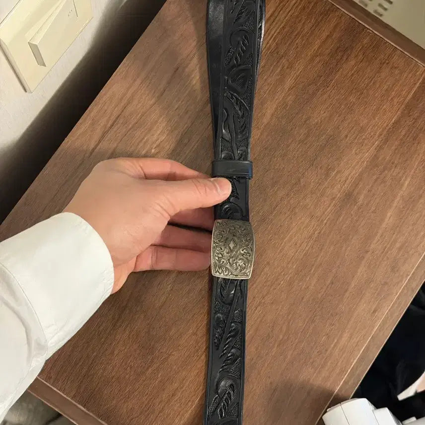 [BUNJANG] RRL Leather Belt / Rrl 핸드툴 레더벨트