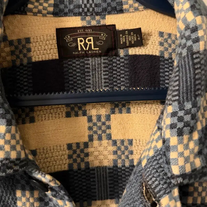 [BUNJANG] RRL Blue Check Shacket / Rrl 블루체크 셔켓