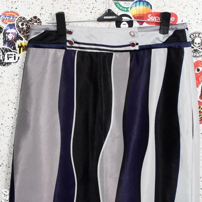 [BUNJANG] Join us Wave Pattern Skirt BK / 여성55/ 조이너스 물결 패턴 정장 스커트 BK 19-97