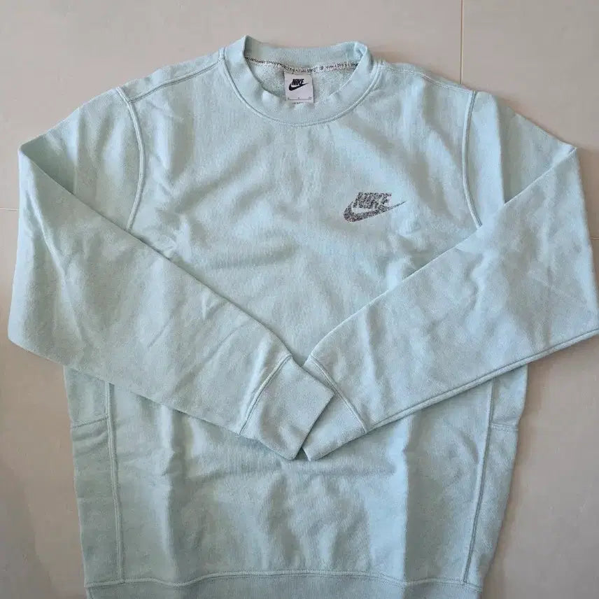 [BUNJANG] Nike Swoosh Sweatshirt Mint / 나이키 스우시 맨투맨 티셔츠 민트