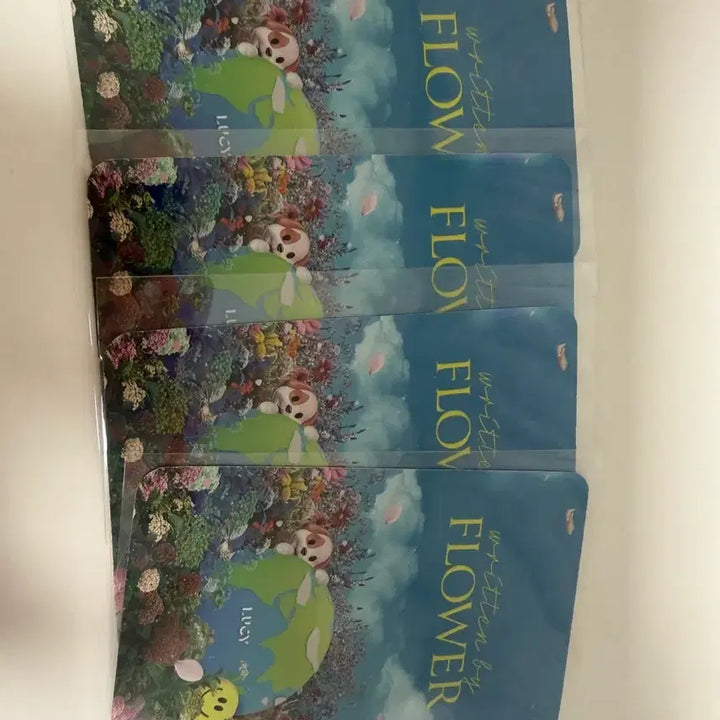 [SOLD OUT] 루시 flower 콘서트 md 슬로건 판매합니다 (포카 1장 랜덤 포함)