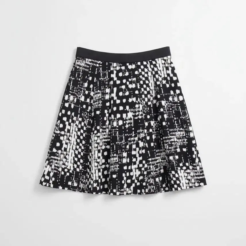[BUNJANG] Ellen Tracy Pattern Suit Skirt BK / 여성6/ 수입 엘렌트래시 패턴 정장 스커트 BK 19-98