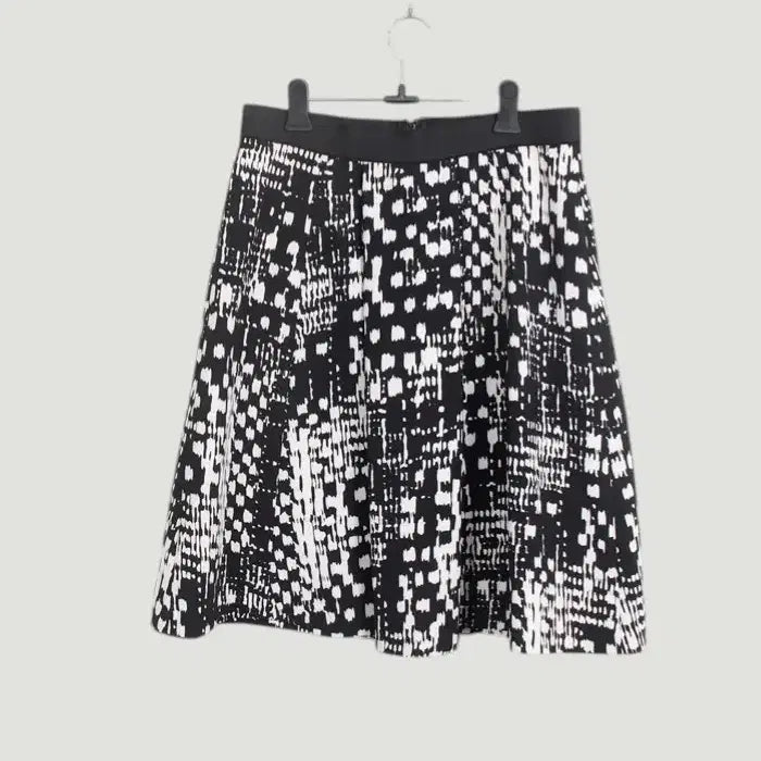 [BUNJANG] Ellen Tracy Pattern Suit Skirt BK / 여성6/ 수입 엘렌트래시 패턴 정장 스커트 BK 19-98