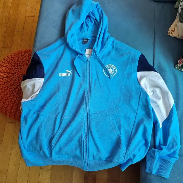 [BUNJANG] Manchester City Windbreaker + Hoodie Set / 맨체스터 시티 바람막이+후드집업 세트 판매