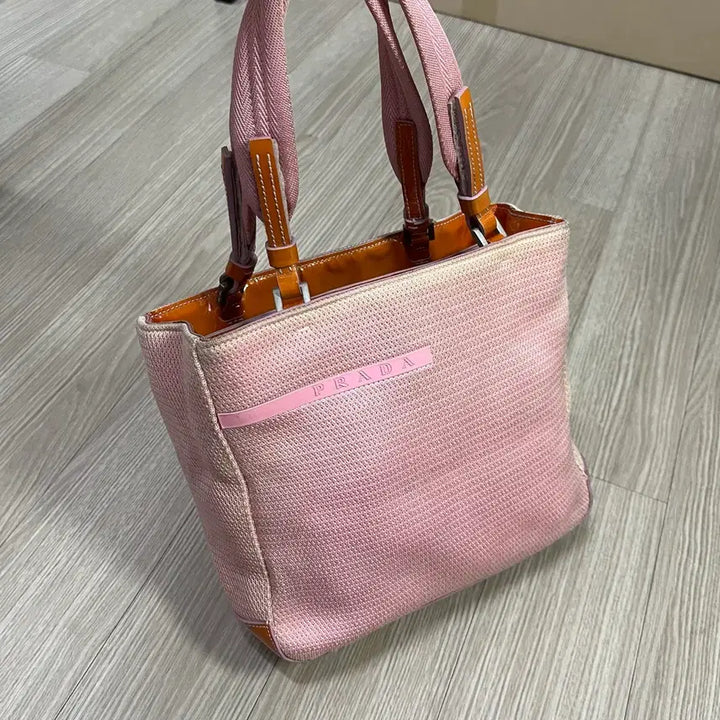 [BUNJANG] Prada Sport Pink Tote Bag (2000s) / 2000s 프라다스포츠 핑크 토트백