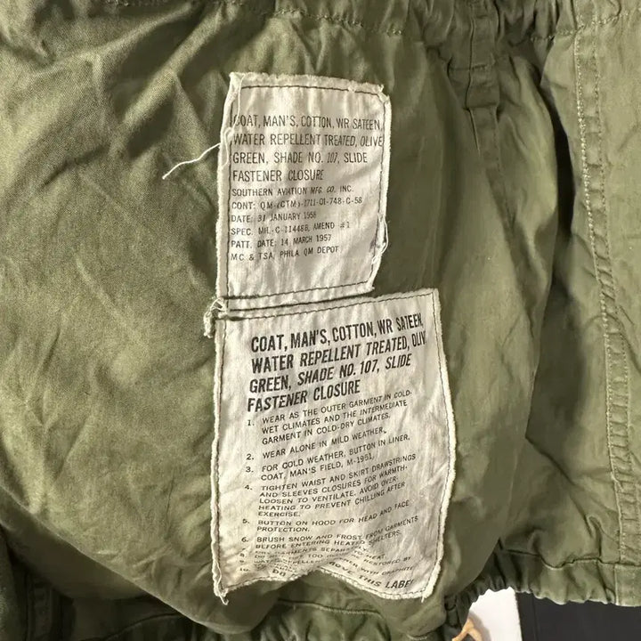 [BUNJANG] M-51 Field Jacket / 오리지날 m-51 필드자켓