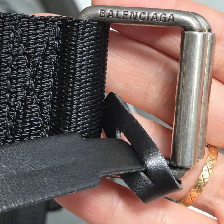 [BUNJANG] Balenciaga Army Fabric Belt - Black / 발렌시아가 아미 패브릭 벨트 블랙