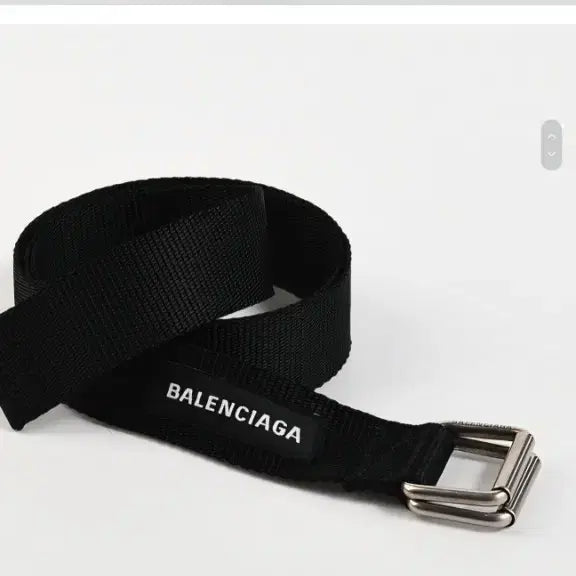 [BUNJANG] Balenciaga Army Fabric Belt - Black / 발렌시아가 아미 패브릭 벨트 블랙