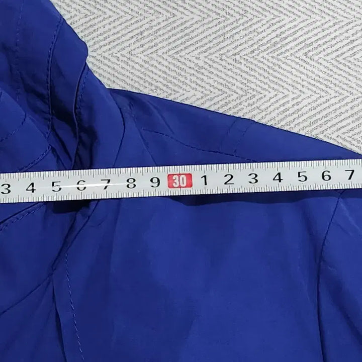 [BUNJANG] Crocodile Blue Windbreaker Parka Jacket (Women&