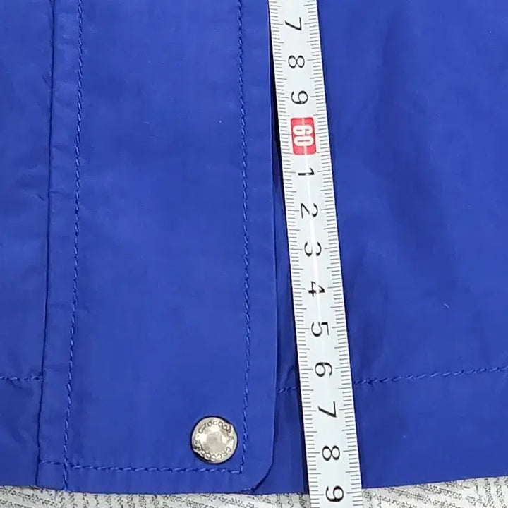 [BUNJANG] Crocodile Blue Windbreaker Parka Jacket (Women&