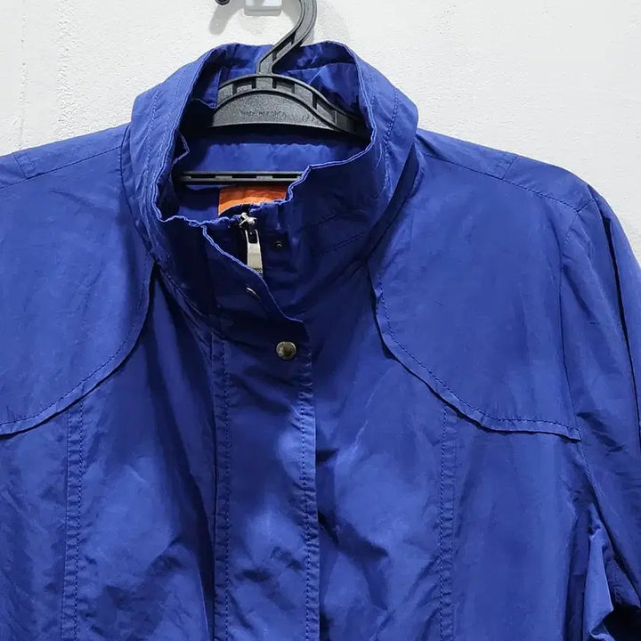 [BUNJANG] Crocodile Blue Windbreaker Parka Jacket (Women&