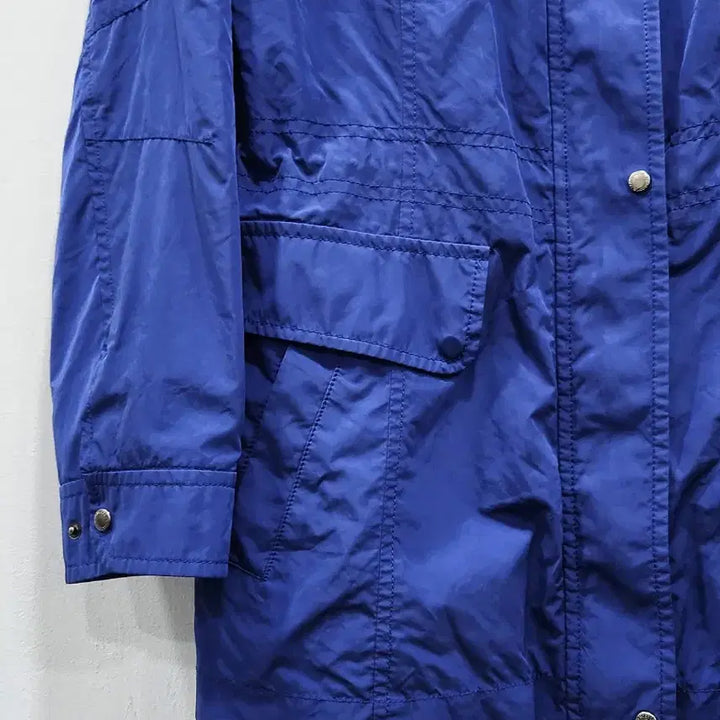 [BUNJANG] Crocodile Blue Windbreaker Parka Jacket (Women&
