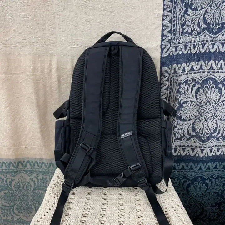 [BUNJANG] Kangol Black Backpack / [F] 캉골 블랙 신학기 백팩 학생용 책가방