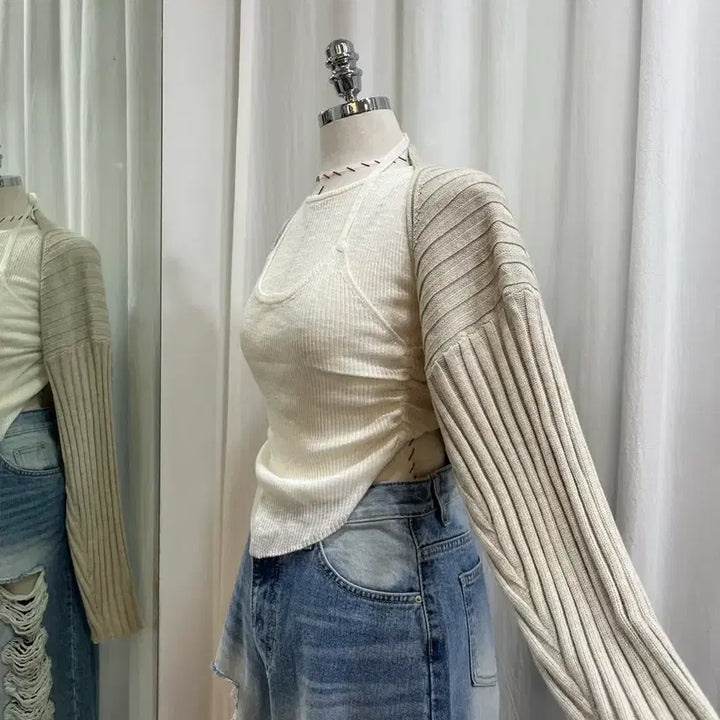 [BUNJANG] Bolero Cardigan / 골지가디건 볼레로가디건 봄가디건 간절기가디건 크롭가디건 여름가디건