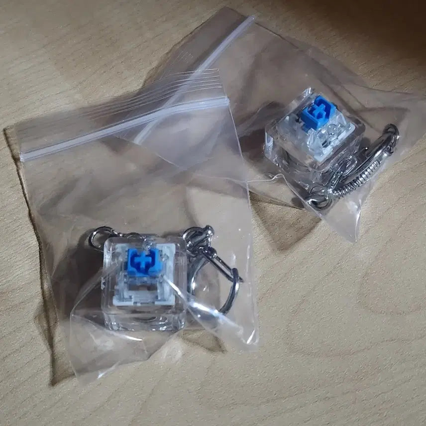 [BUNJANG] LED Keyboard Switch Keyring / (일괄) LED 키보드 스위치 키링 클릭커 키캡X