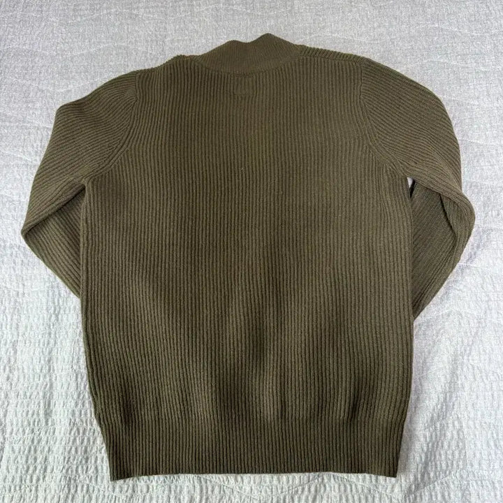 [BUNJANG] Stussy Olive Zip-Up Sweater / 빈티지 STUSSY 스투시 짚업스웨터 올리브