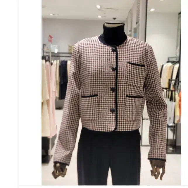 [BUNJANG] It Michaa Tweed Crop Jacket / 잇미샤 it michaa 크롭 트위드 자켓 55사이즈 정품