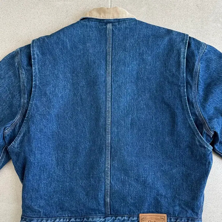 [BUNJANG] Polo Dungaree Jacket (Blue) - XL / 80s 빈티지 폴로 덩가리 자켓 블루 XL
