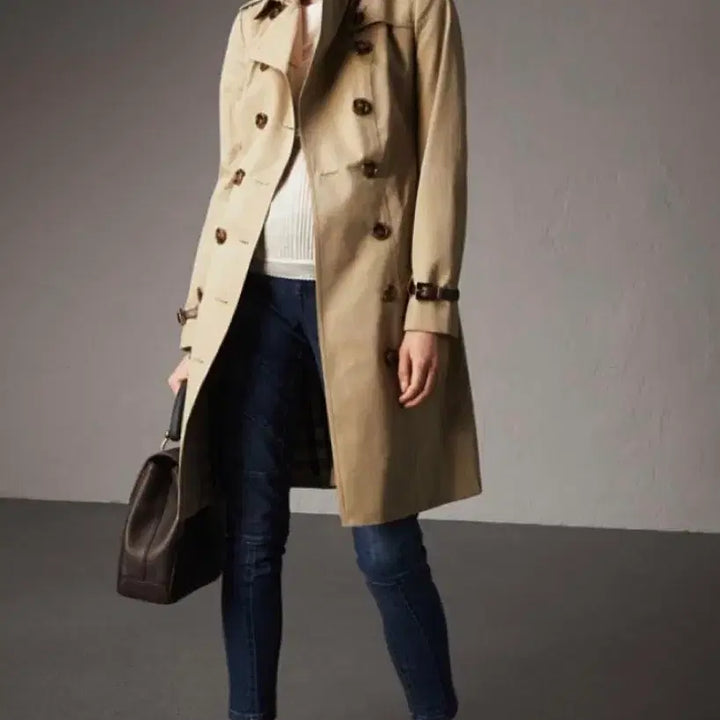 [BUNJANG] Burberry Sandringham Medium Honey Trench Coat / (택있는)버버리 샌드링엄 Sandringham medium 허니 트렌치