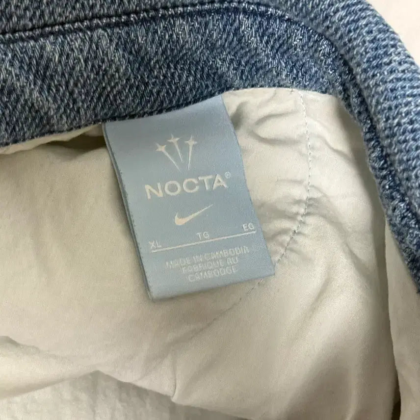 [SOLD OUT] [XL] 나이키 x 드레이크 녹타 오팔 릴리 패드 데님 셔츠 프렌치 블루