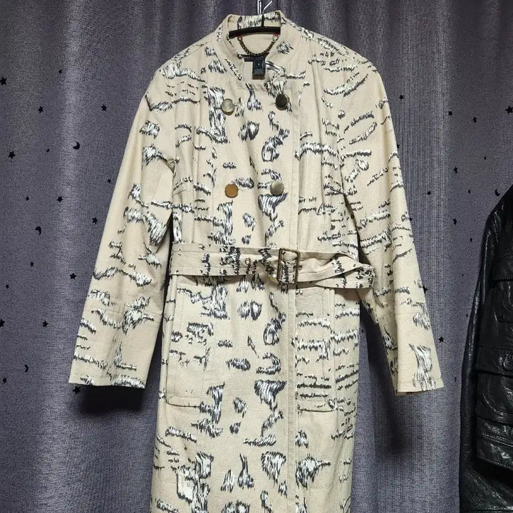 [BUNJANG] Marc Jacobs Pattern Double Trench Coat - Size 55 / 마크제이콥스 패턴 더블 트렌치코트-55