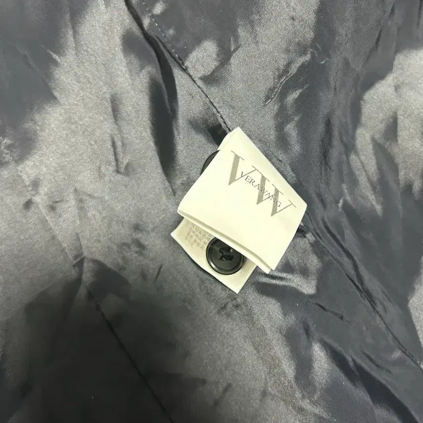 [BUNJANG] Vera Wang Dark Navy Single Blazer Jacket / 베라왕 다크네이비 싱글 블레이저 자켓