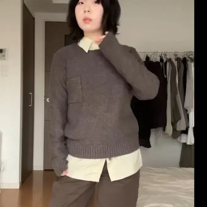[BUNJANG] Uniqlo U Knit, Shirt, Pants Bundle Set / 일괄) 유니클로U 니트/셔츠/팬츠 연늘코디