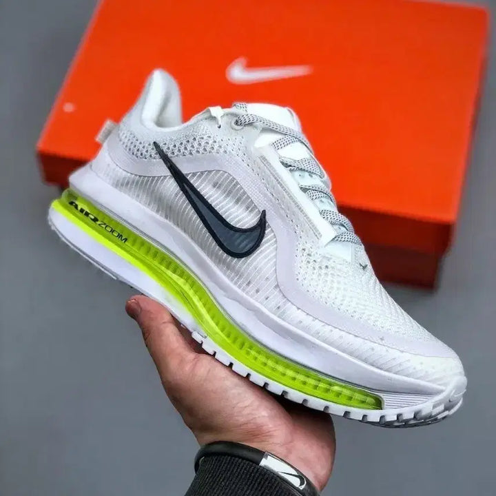 [BUNJANG] Nike Air Max White/Neon Sneakers (Size 270) / 나이키 에어맥스 흰/형광 운동화 사이즈:270