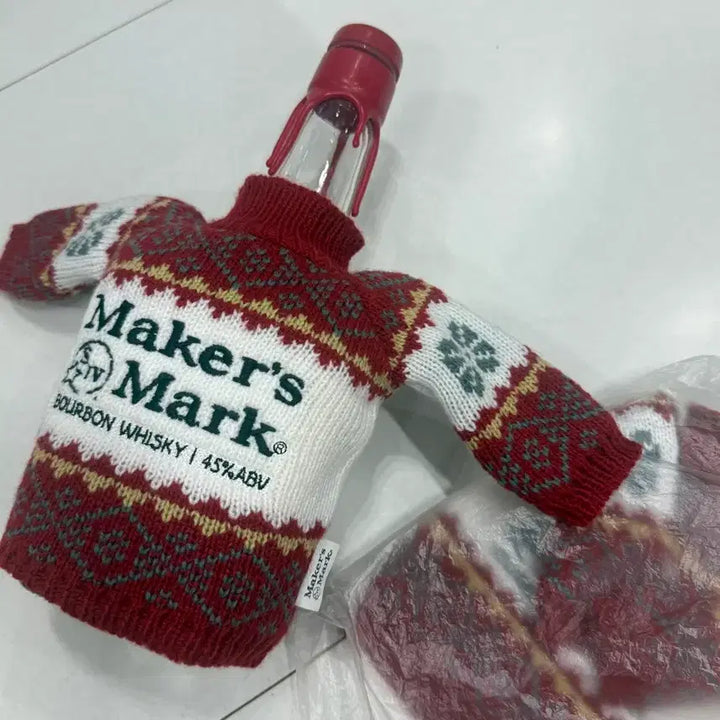 [BUNJANG] Makers Mark 700ml Bottle Sweater Knit / 메이커스 마크 700ml 용 스웨터 새제품