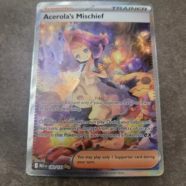 [BUNJANG] Pokemon Acerola SAR Trading Card / 포켓몬 카드 북미 아세로라 sar