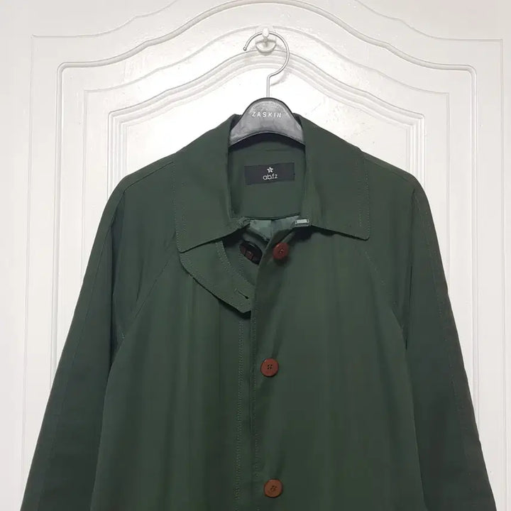 [BUNJANG] ab.f.z Green Trench Coat / ab.f.z 맥카라 그린 트렌치코트 프리사이즈 봄가을 간절기 아우터