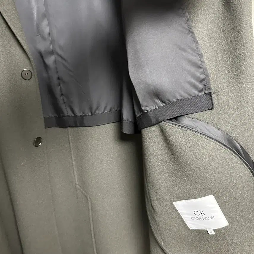 [BUNJANG] Calvin Klein Cashmere Blend Handmade Coat (Size 52) / 캘빈클라인(CK) 캐시미어 핸드메이드 코트  (52사이즈)