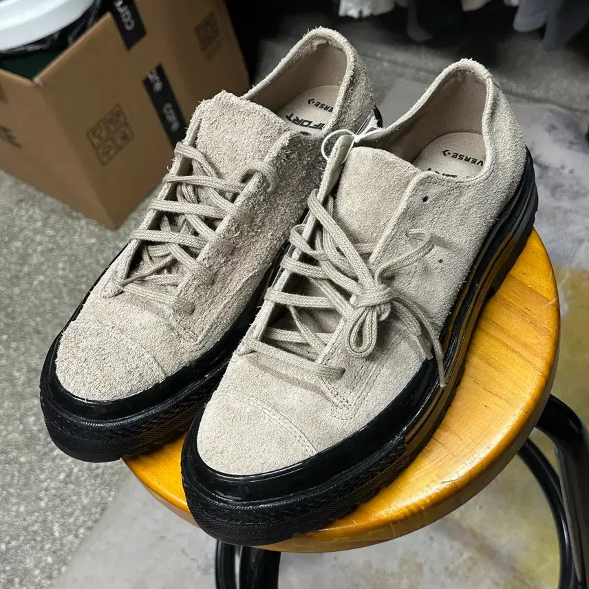 [BUNJANG] Converse Chuck 70 Suede Vintage Cargo Sneakers / 컨버스 척 70 스웨이드 빈티지 카고
