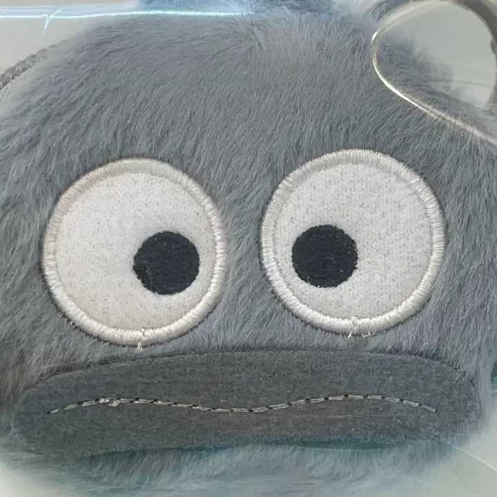 [BUNJANG] Sanrio Hangyodon Monotone Gray Mini Pouch Keyring / 새상품) 산리오 정품 한교동 모노톤 그레이 미니파우치 키링 에어팟 파우치