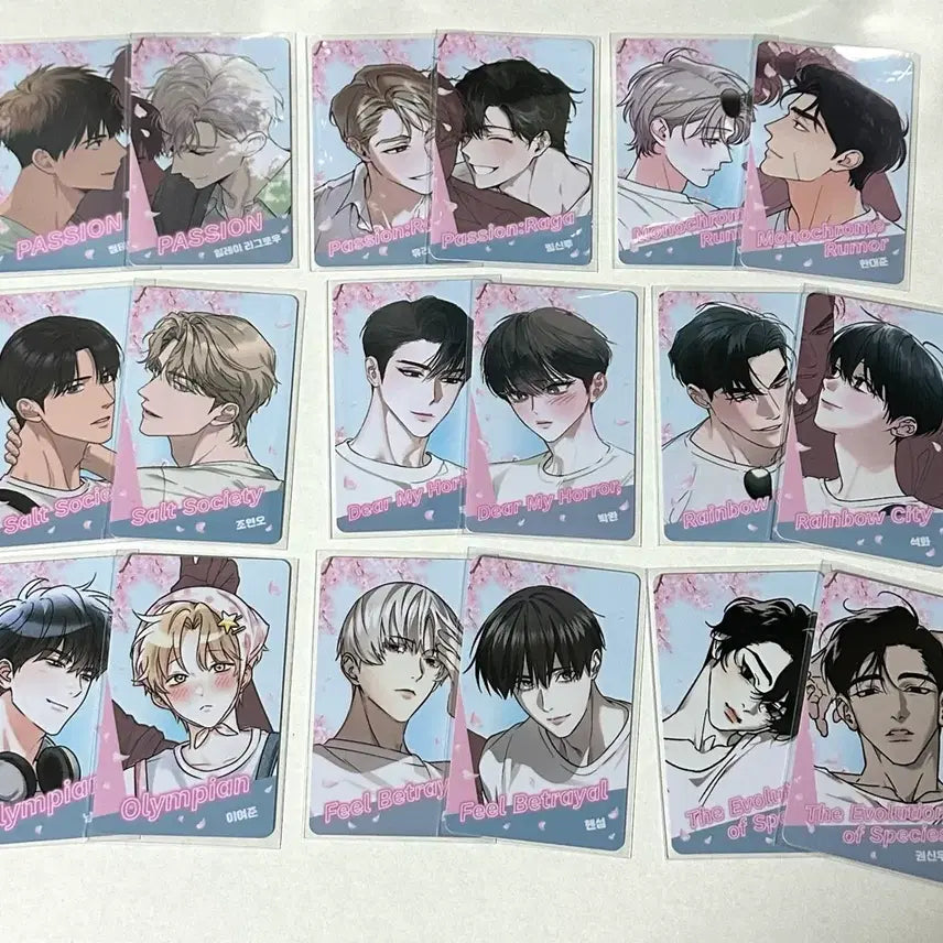 [SOLD OUT] 녹티아 랜덤 포토카드 포카 패션 라가 레인보우시티 반칙 등 풀세트 일괄
