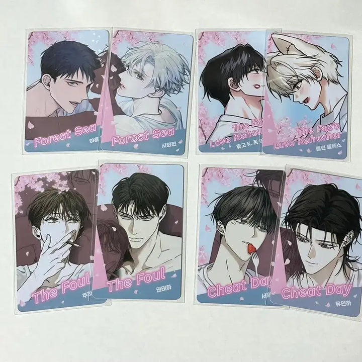 [SOLD OUT] 녹티아 랜덤 포토카드 포카 패션 라가 레인보우시티 반칙 등 풀세트 일괄