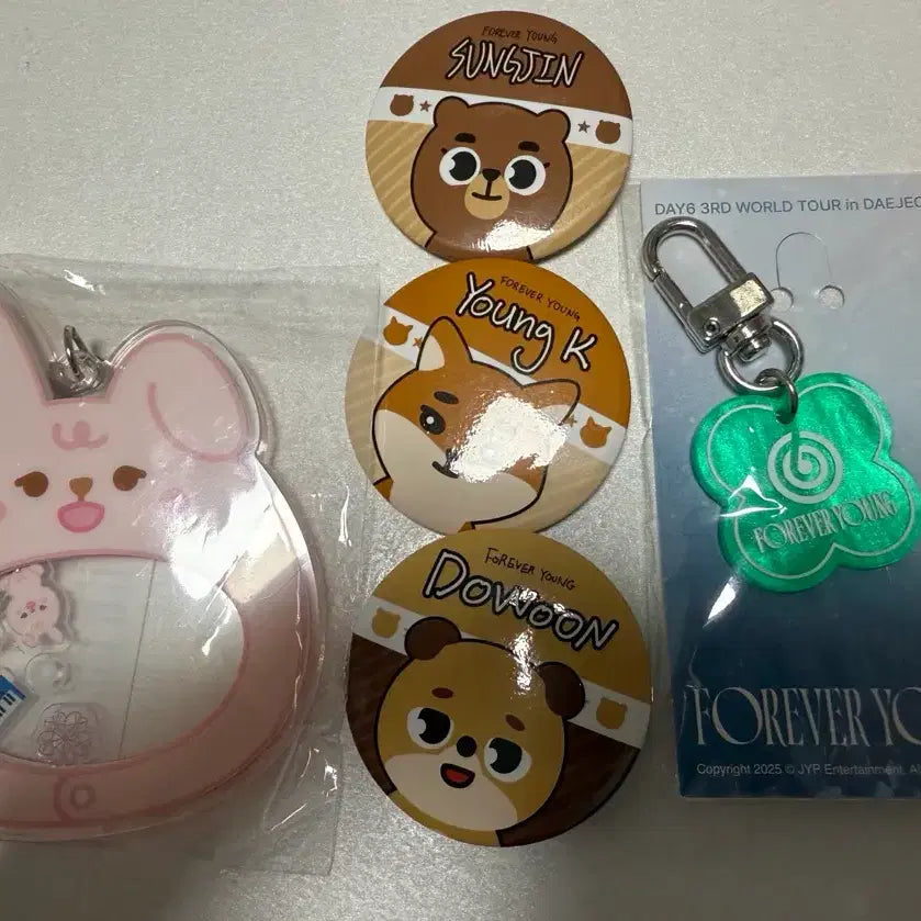 [SOLD OUT] 데이식스 쉐이커 키링 필 +전투 뱃지 &amp;키링