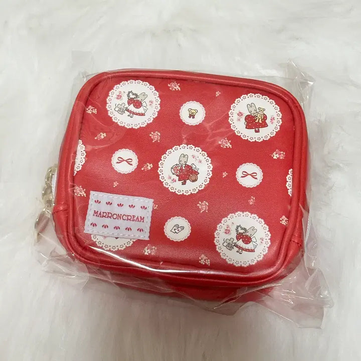 [BUNJANG] Sanrio Marron Cream Retro Square Pouch / 일본정품 마론크림 레트로 사각 파우치