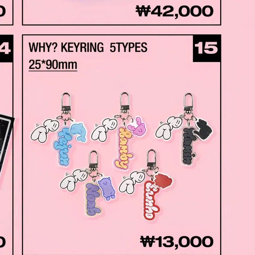 [SOLD OUT] 플레이브 키링 삼왜 WHY 일괄판매(미개봉)