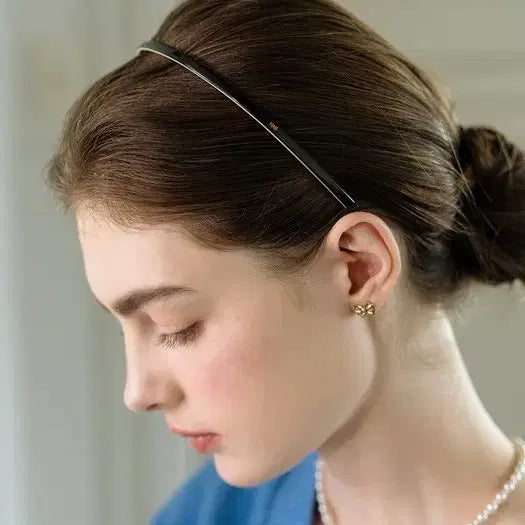 [BUNJANG] HAS Thin Black Hairband / [새상품] HAS 하스 헤어밴드 머리띠_정가:26,000원