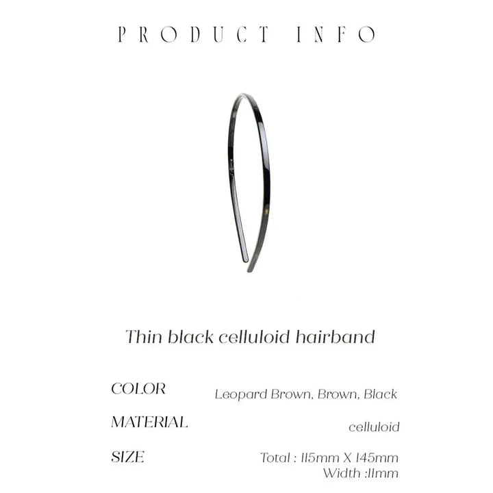 [BUNJANG] HAS Thin Black Hairband / [새상품] HAS 하스 헤어밴드 머리띠_정가:26,000원