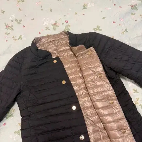 [BUNJANG] Erno Reversible Quilted Jacket / 에르노 블랙/베이지 양면 경량 퀄팅 자켓