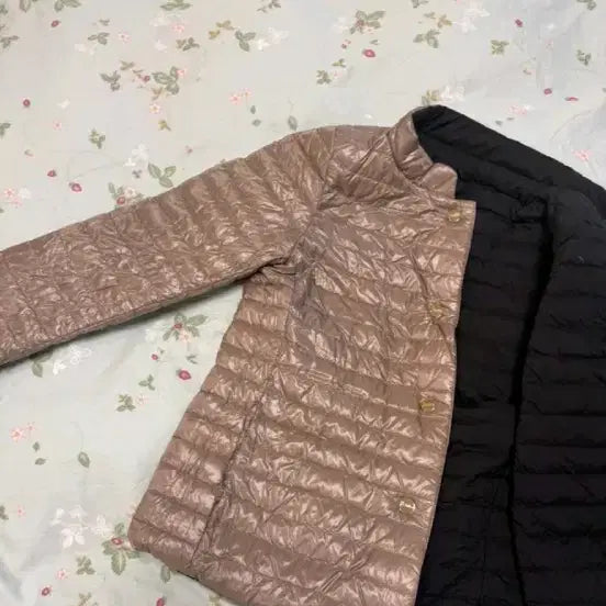 [BUNJANG] Erno Reversible Quilted Jacket / 에르노 블랙/베이지 양면 경량 퀄팅 자켓