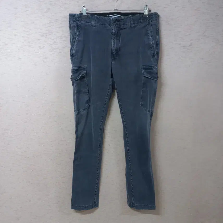 [SOLD OUT] B4-1/스톤 네이비 카고팬츠 남성