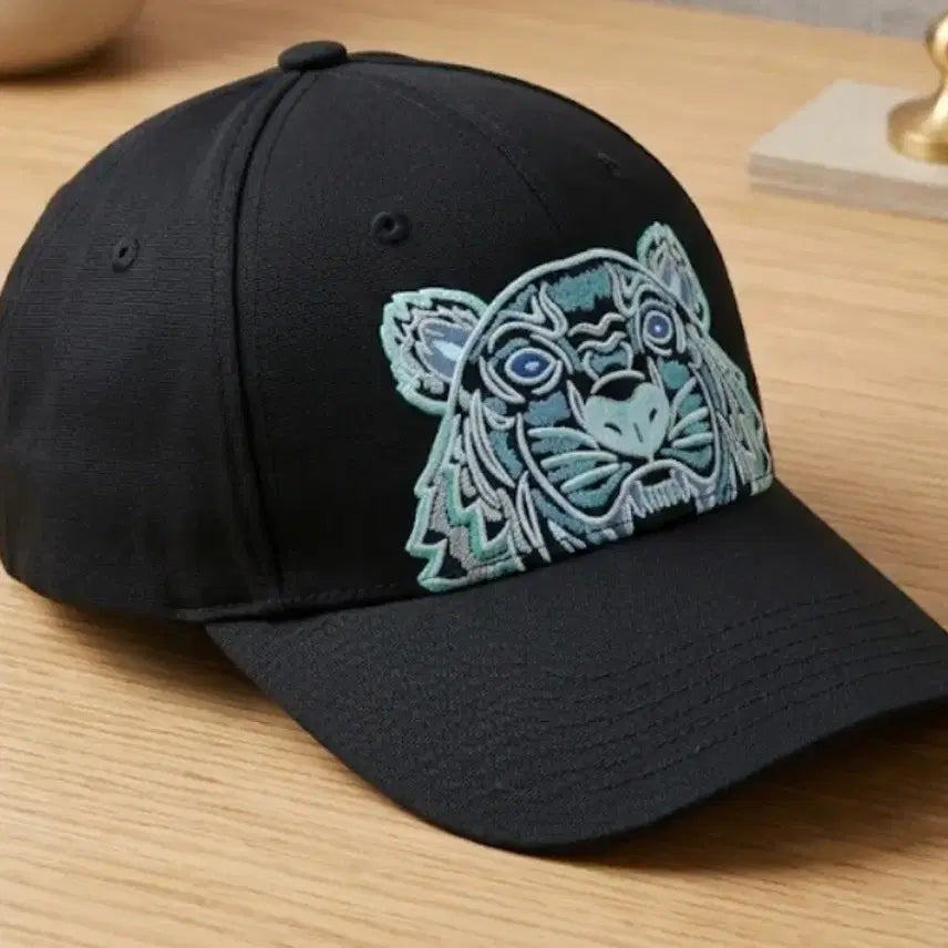 [BUNJANG] KENZO Black Tiger Embroidery Ball Cap / KENZO 겐조 블랙 타이거 자수 볼캡